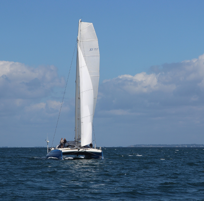Jean-François Desmars catamaran grand-voile