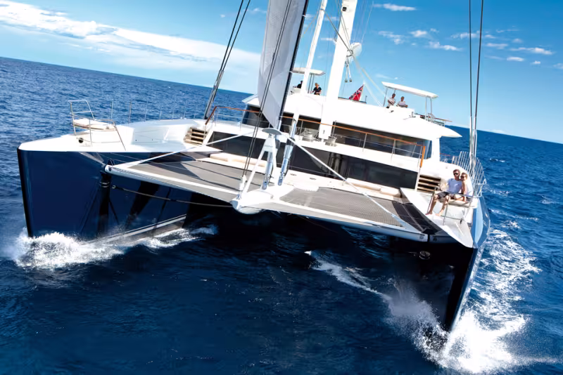 Sur tous les multis, les voiles d'avant sont aujourd'hui essentielles à la bonne marche du bateau... 