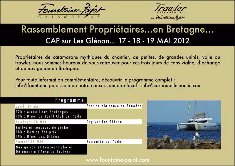 Rassemblement propriétaires Fountaine Pajot