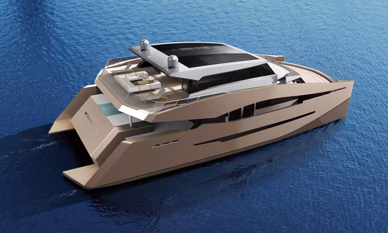Le Superyacht a le vent en poupe