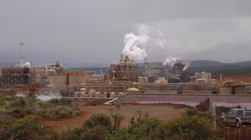 Dans le sud calédonien, le complexe industriel de Goro Nickel, du géant brésilien Vale…