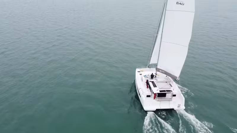 Bali 4.4 catamaran - Premiers essais exclusifs à La Rochelle - Multicoques Mag