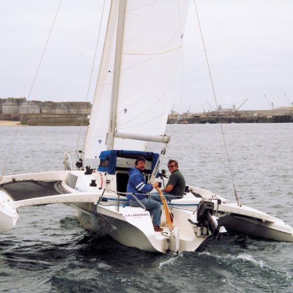 Un petit trimaran 