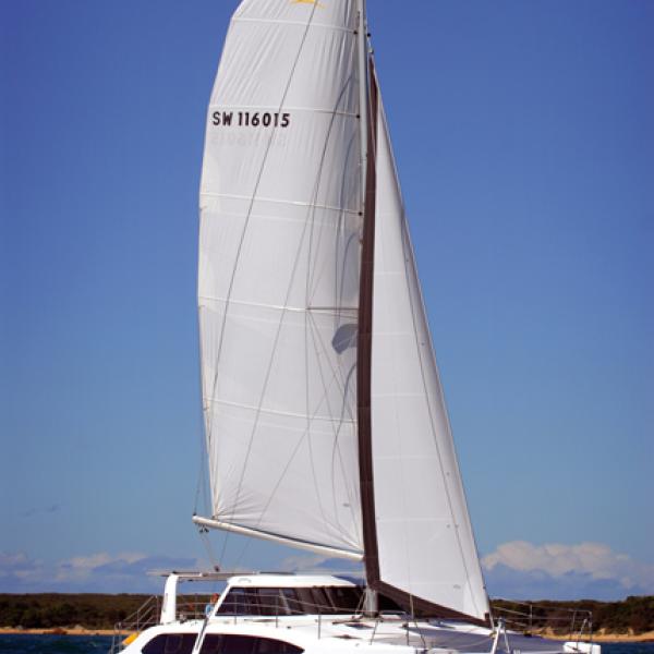Une ligne originale pour un cata qui ne l'est pas moins. Le Seawind 1160 est bon marcheur et saura vous emmener loin…