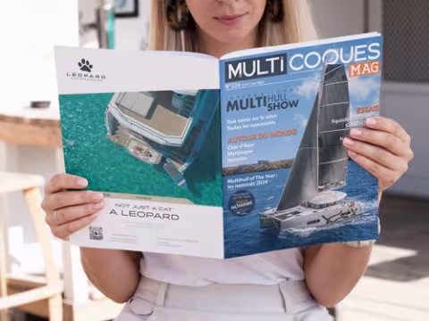 Lecture de magazine