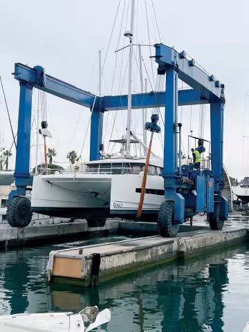 Le Bali 4.0 de Christian a été refité à Port Pin Rolland.