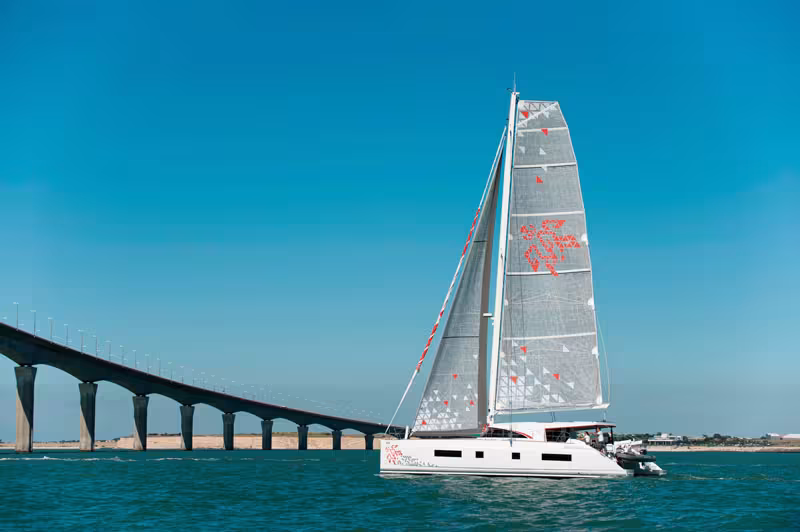 Video : la première navigation à bord du Nautitech 542
