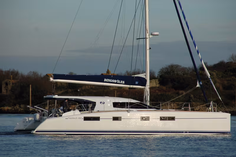 Nautitech 482 : mise à l'eau du n° 1