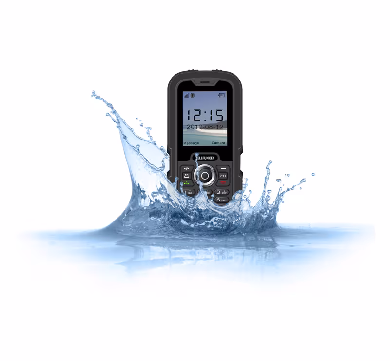 TELEFUNKEN se jette à l’eau avec le dernier modèle de sa collection de téléphones portables, le TM 800 CRUSOE