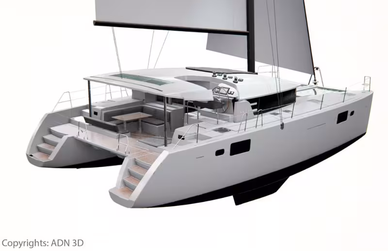 Version SporTop pour les catamarans Lagoon 450 et 52