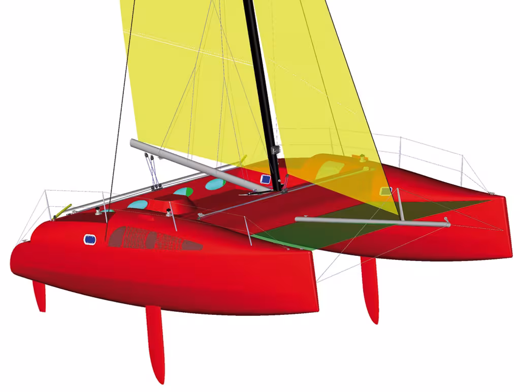 Vik 92, un catamaran venu du Brésil
