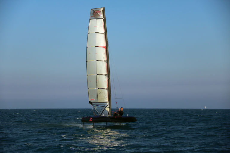 Michael Miller a mis au point une voile épaisse aussi performante que fiable, et facile d’utilisation.