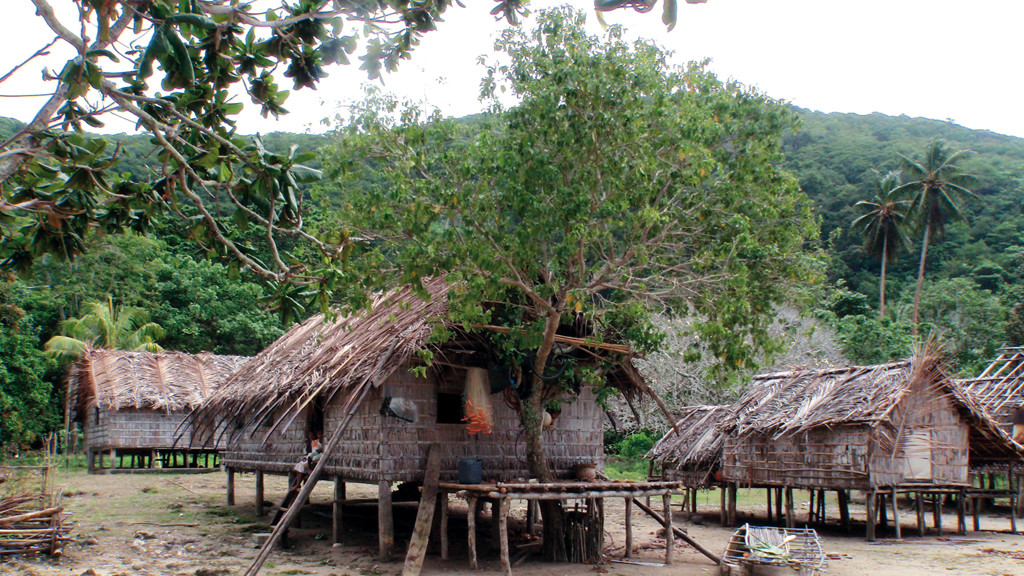 La case du chef du village, à Talfaur