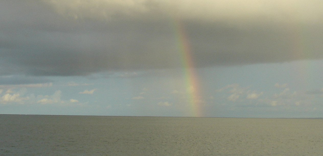 Pendant les traversées, la météo a parfois été capricieuse…