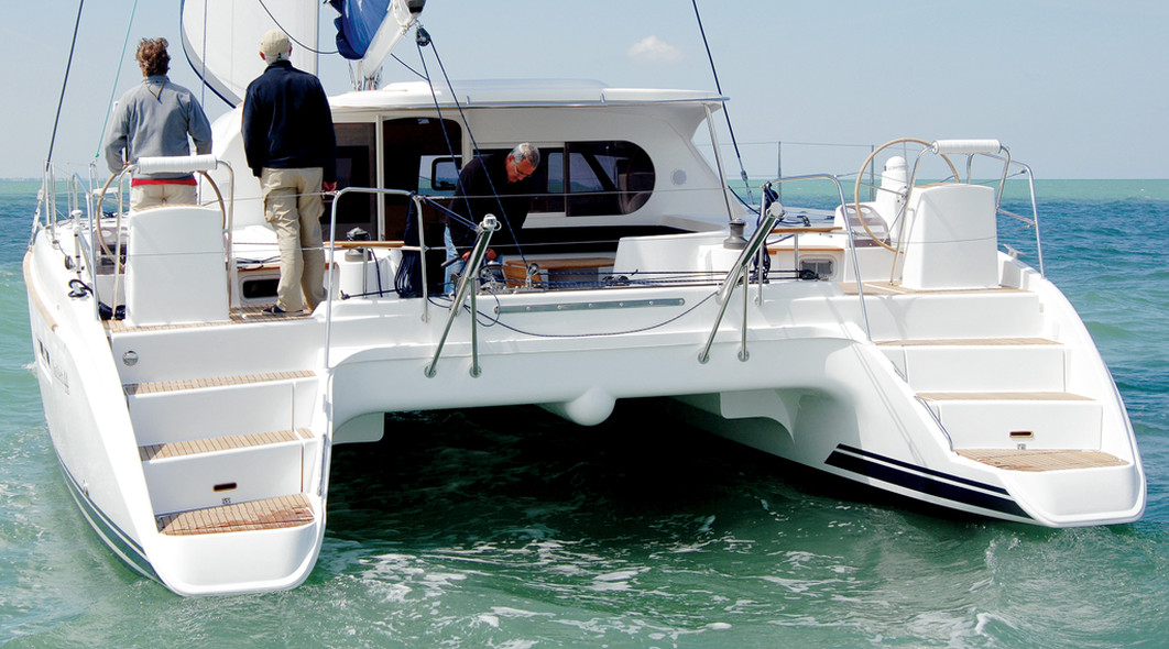 Essai catamaran Nautitech 44 jupe