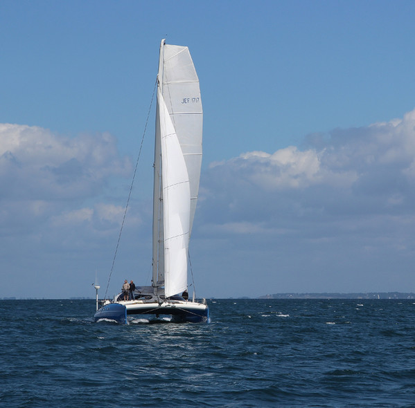 Jean-François Desmars catamaran grand-voile