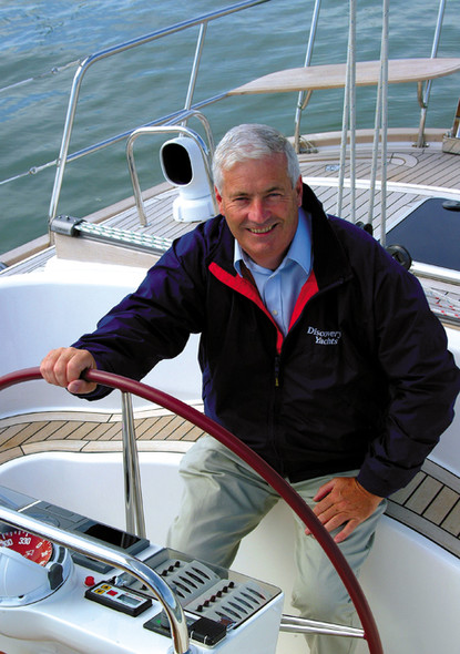 John Charnley multicoques grand-voile Discovery 50
