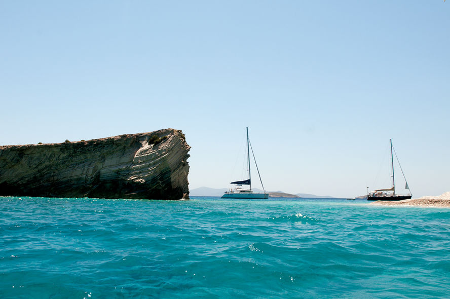 Mouillage de rêve en catamaran