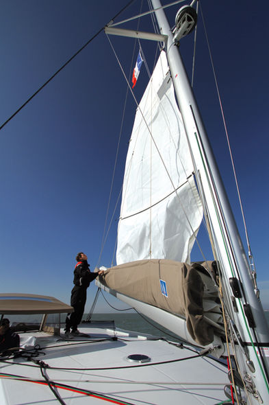 Etablir la grand-voile étape 10