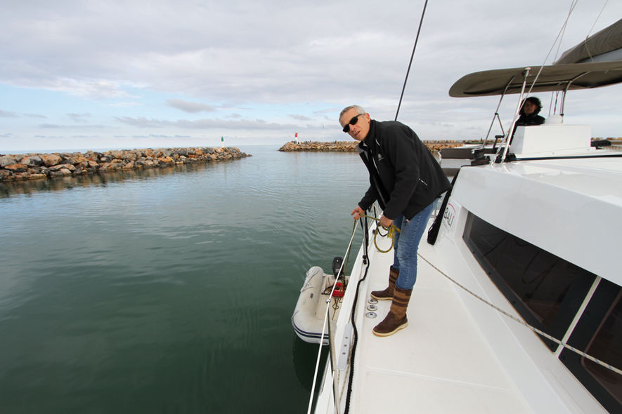 Arrivée au port et amarrage