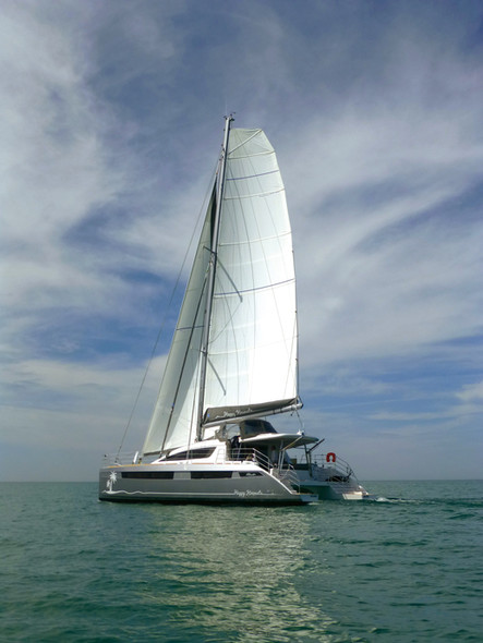 Essai de Multicoques Mag du Catamaran Privilege Serie 5 