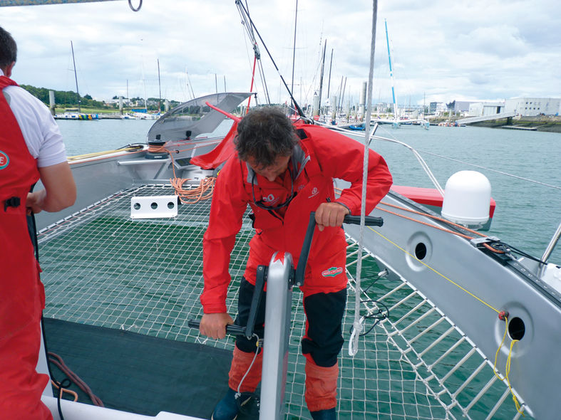 Route du Rhum : essai Prince de Bretagne