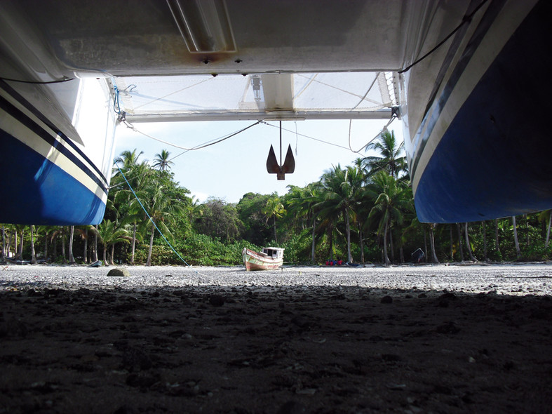 Spot en catamaran