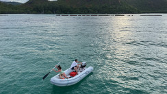 Moteur hors-bord de l'annexe