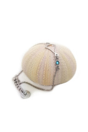 Bracelet minimaliste Spade Design - rhodié