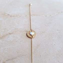 Bracelet hublot Spade Design - doré - Swarovski cristal à facettes