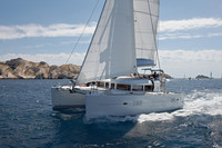 catamaran lagoon moteur occasion