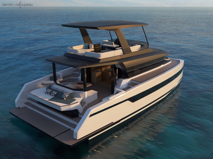 WhisperYachts 50 Premier catamaran électrique d’une gamme de