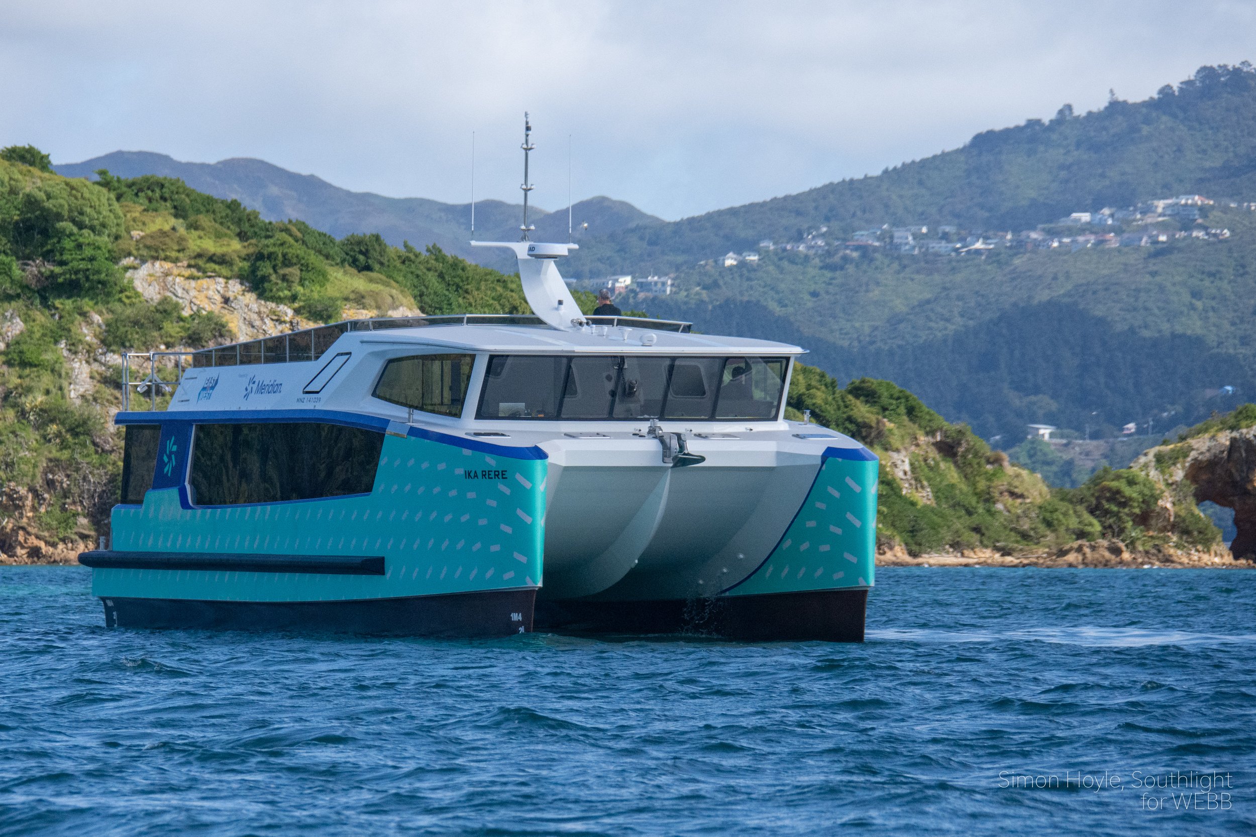 Catamaran Ika Rere Un ferry électrique pour la NouvelleZélande