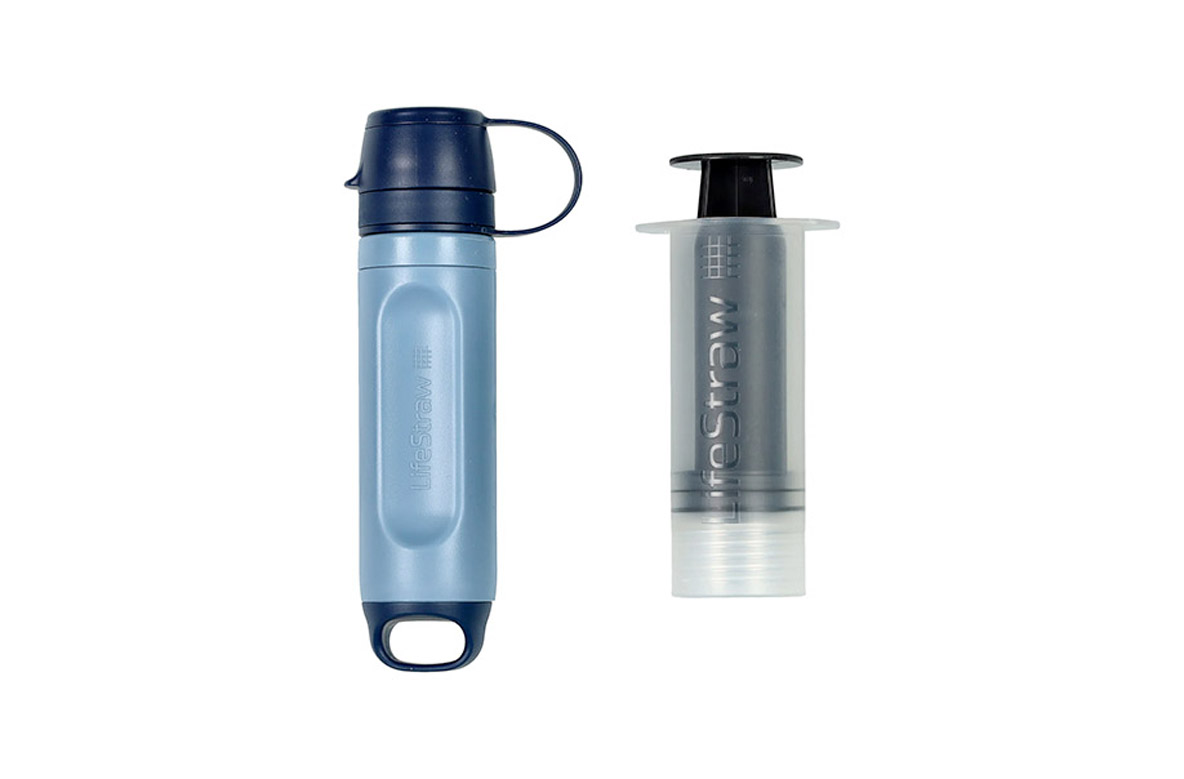 Paille Filtre à Eau LifeStraw Peak Series - Bleu Montagne - Pour Randonnée Et Survie