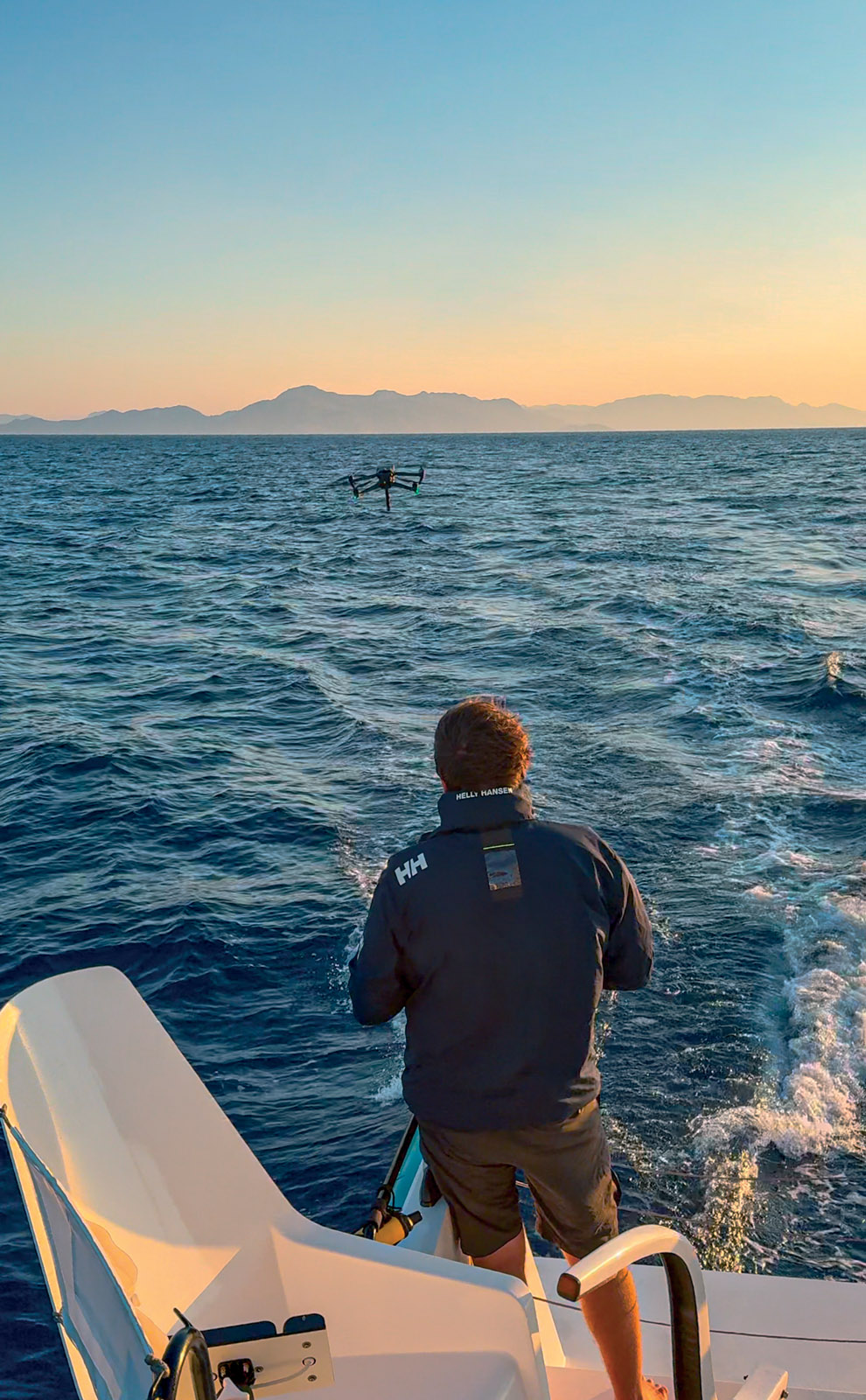 Soigner l’approche, depuis  l’arrière du multicoque