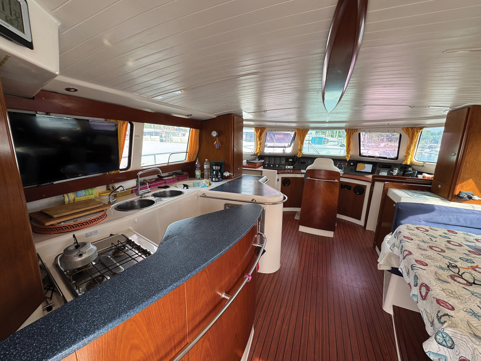 Un intérieur convivial et chaleureux où l’on se sent comme à la maison.